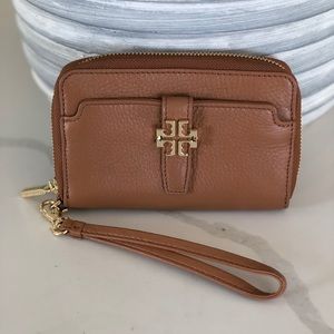 Tory Burch Brown Wrist Wallet
